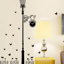 INDIAN ROYALS Black Street Light Printed Self-Adhesive & Durable Wall Sticker-image-16