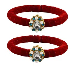 Vidhya Kangan Red Brass Bangles-picture-28