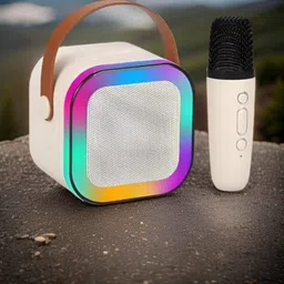 Raptor Karaoke Speaker K12: Party POP Wireless Bluetooth Speaker with Mic, RGB 650 10 W Bluetooth Home Audio Speaker image 1