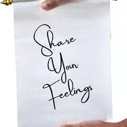 saugat traders Blank Scroll Message Card, Birthday & Anniversary Greeting Card Greeting Card image 4