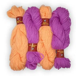 devki KNITTING YARN PACK OF 200GM. YARN PAPAYA WIPE PINK & LAVENDER COLOR, DM67.72.200-picture-31
