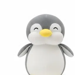 PLUSH PENGUIN SOFT TOY (GREY,25 CM) - 25 cm-image-12