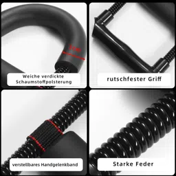 quick fit Combo Pack of Double Toning Tube & Wrist Exerciser for Workout Fitness Accessory Kit Kit image 3