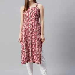 vastranikhar Women Printed Viscose Rayon Straight Kurta-picture-14