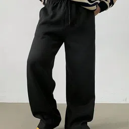 wevok wear Men Relaxed Grey Cotton Blend Trousers image 3