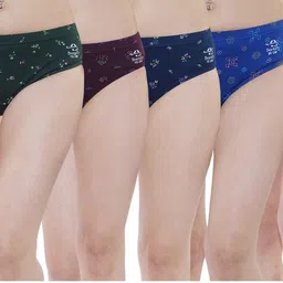 bornify Pack of 5 Women Hipster Multicolor Panty-picture-17