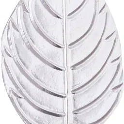 dhruvs collection 925 Silver Tulsi Leaf for Home Decor, Pooja, Gift Purpose & Donation Decorative Showpiece - 4 cm-picture-46