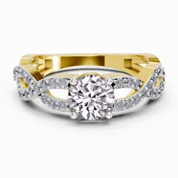 Sparkles Lab Grown Diamond 14kt Yellow Gold ring image 1