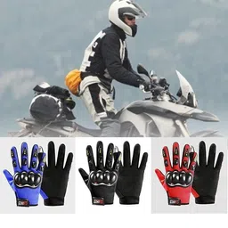 kalpana's Biker Synthetic Riding Gloves for Motorcycles, Cycles & Motorsports Riding Gloves image 5
