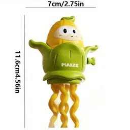zinnia Key Operated corn Toys for Kids, Key Operated Wind Up maize Toys for Babies Rattle image 3