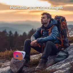 WOOS Bluetooth Speakers Portable Wireless Speaker HD Sound Party Speakers(Red) 10 W Bluetooth Speaker image 3