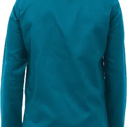 tibra collection Men Solid Cotton Blend Asymmetric Kurta image 2