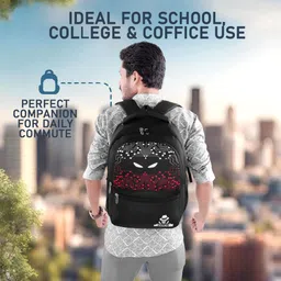 zerus Hacker Print Laptop Backpack For Men Boys | Stylish Lightweight Travel Bag Waterproof School Bag image 5