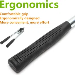 inditrust 18 inch rivet gun with rivets and gloves Medium Duty Fast Hitting Rivet Gun image 2