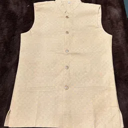 w s textile Solid Men Waistcoat image 2
