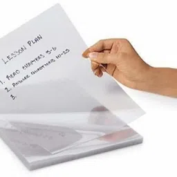 lrs 100 Micron Transparent OHP Sheet - Pack of 100 Sheets A4 100 gsm Transparent Paper-picture-17
