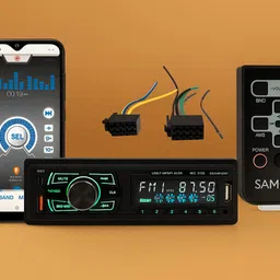 ots world Pro-Car Audio Music Player 50Wx4 Amplifier App Control-8102 200 W AV Control Amplifier image 2