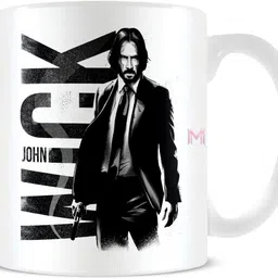 vk fashion John Wick Printed White Ceramic Coffee Mug-picture-14