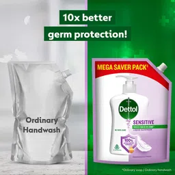 dettol Liquid Hand wash, Sensitive, 1350ml Hand Wash image 2