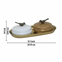 metalsmith 2 Boxes With 1 Tray and 1 Container With Lid image 2