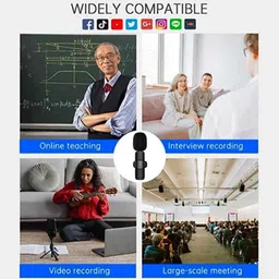tgm K8 Wireless Mic For Type C Supported Android Smartphones Lapel Lavalier Collar Wireless Microphone image 4
