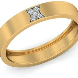 avsar AVR543YB 14kt Cubic Zirconia Yellow Gold ring image 4