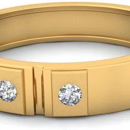 avsar AVR534YB 14kt Cubic Zirconia Yellow Gold ring image 5