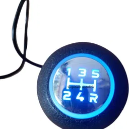 gopinath autolink ABS Grip knob, Led Blue Light Illuminated Car Manual Knob Ertiga T1 Gear Knob image 4