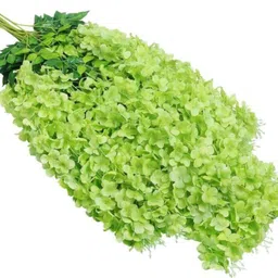 lavidi Elegant Artificial Wisteria Hanging Flower Garland with Cascading White Blossoms Green Westeria Artificial Flower image 4