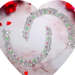 srre 6.inch Hi Super/Sound Baby/Girls/Bays (3.month To 1½.Years Age Anklets) Silver Anklet-picture-11