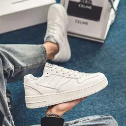 zontex 'Casual Stylish Trendy Outdoor full white sneakers shoes for boys and men Sneakers For Men image 4