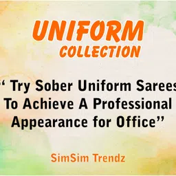 simsim trendz Woven, Printed Daily Wear Polyester Saree image 4