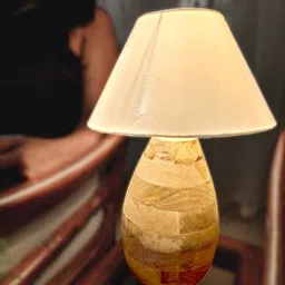 akira Handcrafted Mango Wood Lamp - A Touch of Artisanal Luxury image 1