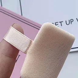 Facejewel Set Of 6 Round Square & Pizza & Makeup Face Powder Puffs image 1