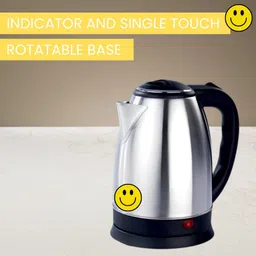 sacro Electric Kettle with Stainless Steel Body 1.5 litre for boiling Water/coffeeD391 Electric Kettle image 1