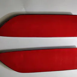 lavitra Car Side Decorative Air Flow Vent Chrome Plated Sticker for All Cars Sticker Side Scoop image 3