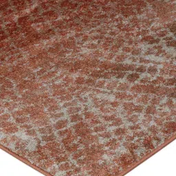 ddecor Red Geometrical Polyester 5 ft x 7 ft Machine Made Carpet image 4