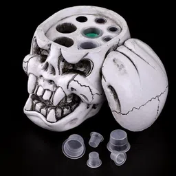 mumbai tattoo SKULL INK CUP STAND. GOOD QUALITY NO1. 1PIC. Permanent Tattoo Kit-picture-27