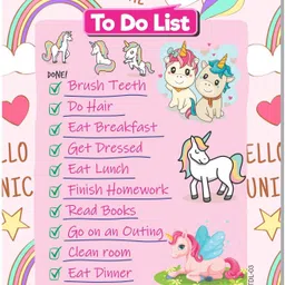 escaper Magical Unicorn To Do List Planner (A6 Size - 80 Paper Leaves) | To Do List Notepad | To do List Diary | Daily Planner A6 Planner Ruled 80 Pages-picture-14