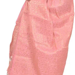 youthquake Art Silk Woven Pink Women Dupatta image 4