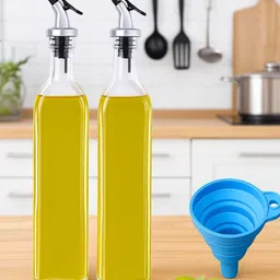 health tag 1000 ml Cooking Oil Dispenser Set image 1