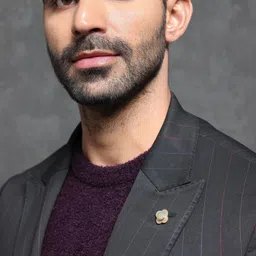 rare rabbit Men Suits Striped Suit image 2