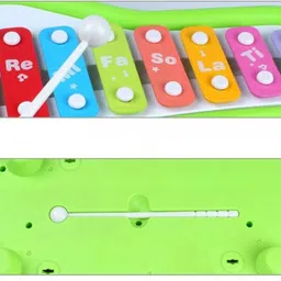 toyshack 2 in 1 PiaNo Xylophone with 8 Keys, Colorful Musical Instruments Toy for Girls Boys Baby Toddlers image 5