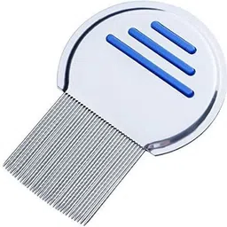 jm seller Stainless Steel Comb for Head Lice Nit Removal Fine Metal Teeth image 2