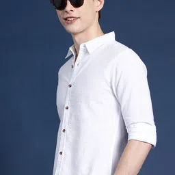 mast & harbour Men Regular Fit Solid Casual Shirt-picture-17