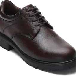 zoom shoes Genuine Leather Lightweight Comfort Trendy Premium Office/Party Lace-Up Derby For Women-picture-14