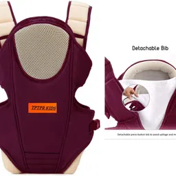 stayway TPTPR-KIDS Adjustable Baby Carrier Bag ( MAHROON CREAM, Front carry facing out) Baby Cuddler image 2