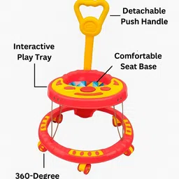 santoz Musical Activity Walker With Parent Rod image 4