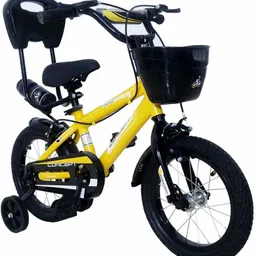 caya Concept 14" Bright Yellow Caliper Brakes, Lightweight Kids Bikes 14 T (inch) BMX Cycle image 2