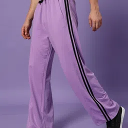 dogman Mens Striped Regular Fit Purple Casual Pajama. Men Pyjama image 3